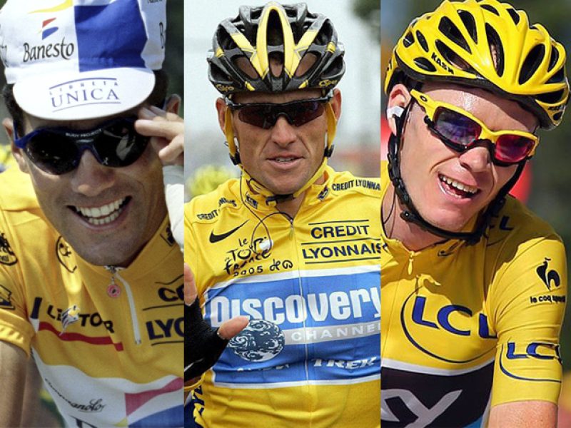 fissac _ froome _ induráin _ armstrong